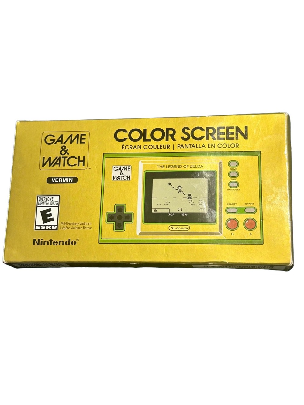 Nintendo Game & Watch: The Legend of Zelda 35th Anniversary RARE Vermin Edition